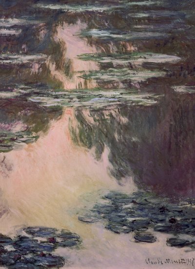 Nenúfares com salgueiros, 1907 de Claude Monet
